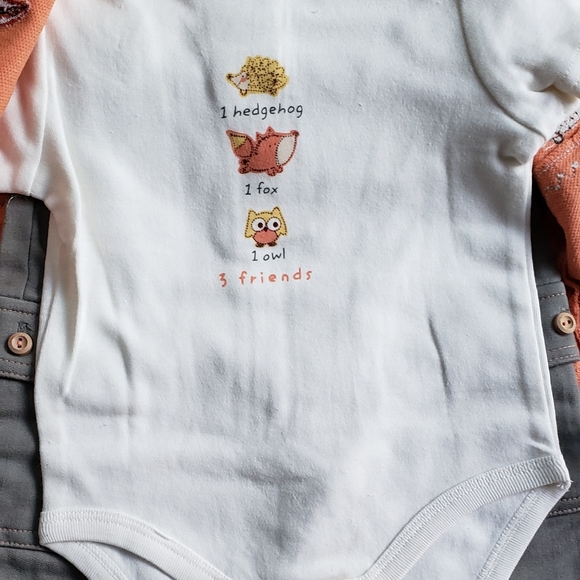 Infant Boy's 4-pc Forest Friends Pant Set - Picture 2 of 5